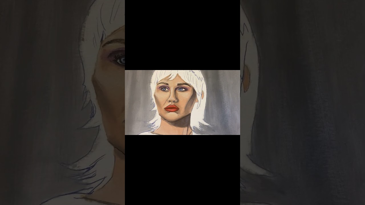 Painting Miley Cyrus 