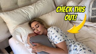 Cooling weighted body pillow