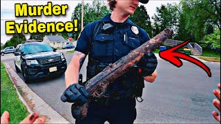 Police Confiscate Murder Evidence Found Magnet Fishing For Further Investigation!!!