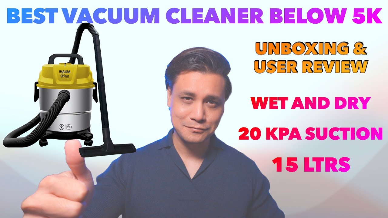 BEST VACUUM CLEANER BELOW 5000 Inalsa Wet and Dry Vacuum Cleaner for
