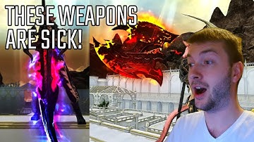Reacting to the new FFXIV Relic Weapons! (6.45 Manderville Weapons)