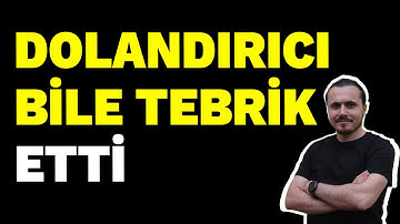 Kendisini dolandırmaya çalışan dolandırıcıyı böyle dolandırdı