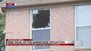 One found dead after barricade situation in Cordova
