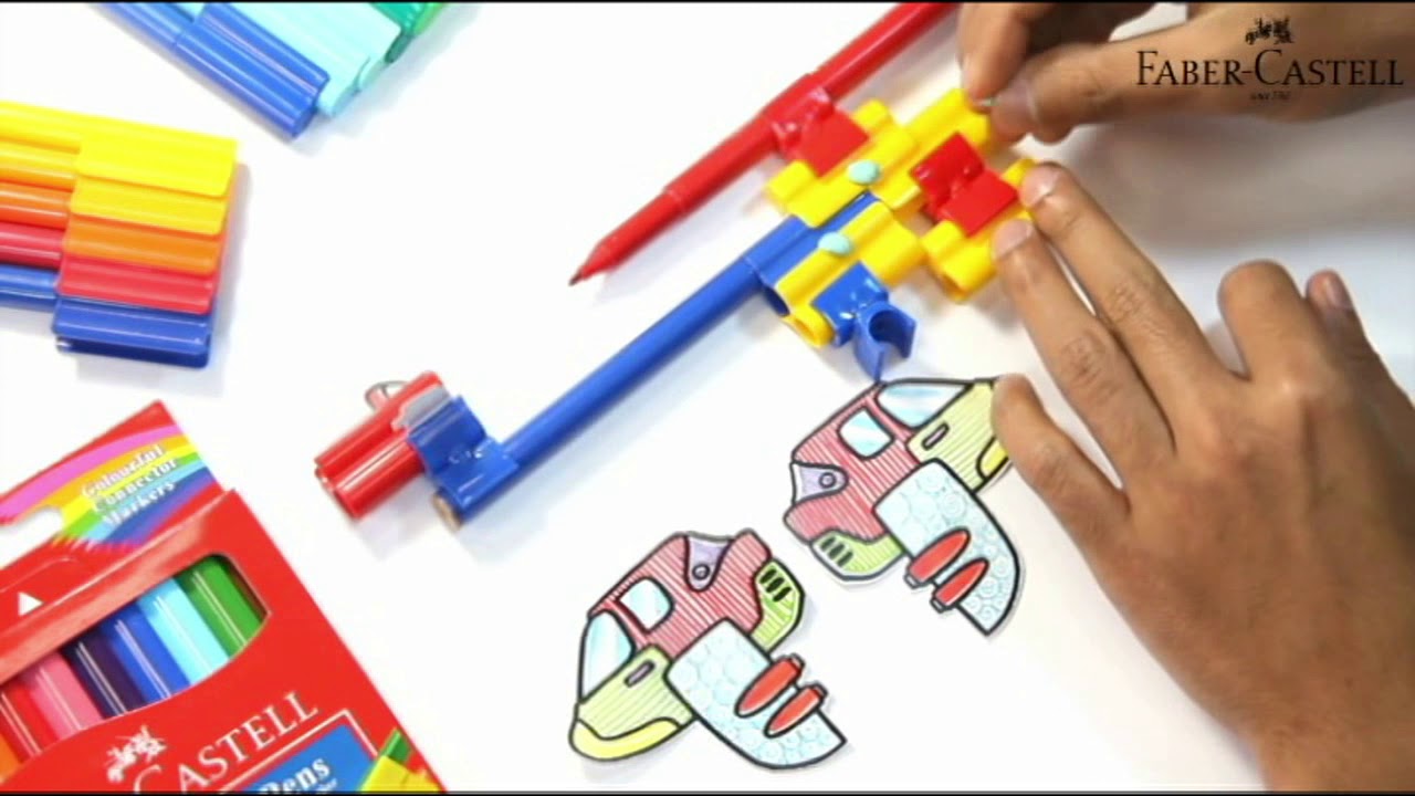 Faber-Castell Connector Pens model making - Helicopter