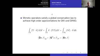 High Order Structure Preserving Mimetic Methods For Hamiltonian Systems - Anand Srinivasan