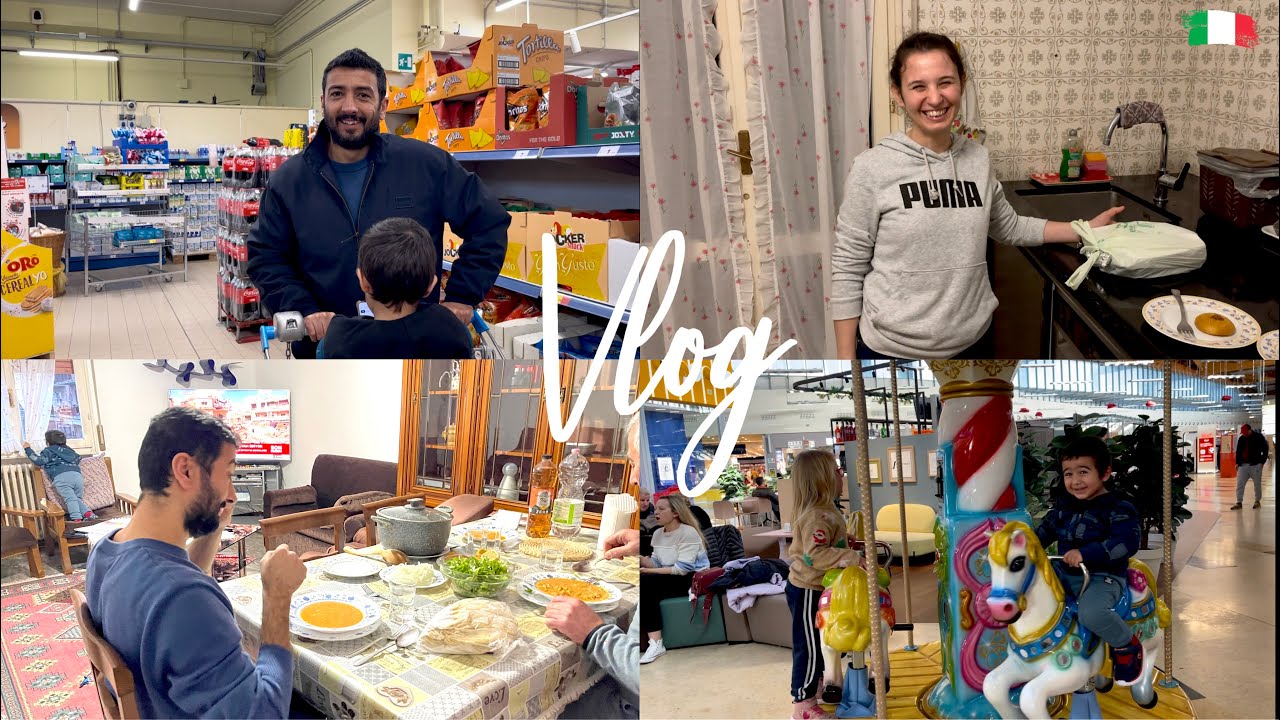 İtalya’da Ramazan 17.Gün 🇮🇹 | Alışveriş, Parkta Oyun, Attila’ya Ayakkabı Aldık | Aileyle İftar