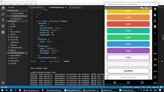 React Native - How to Make Design Button in IOS and Android