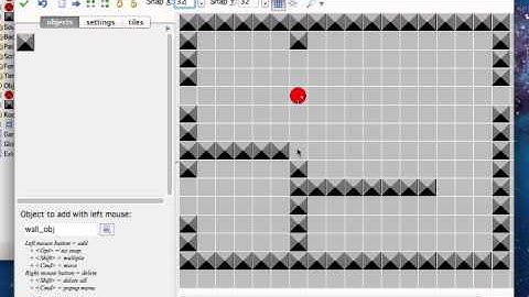 Creating a Pacman Game with Game Maker: Level 1 Part 2