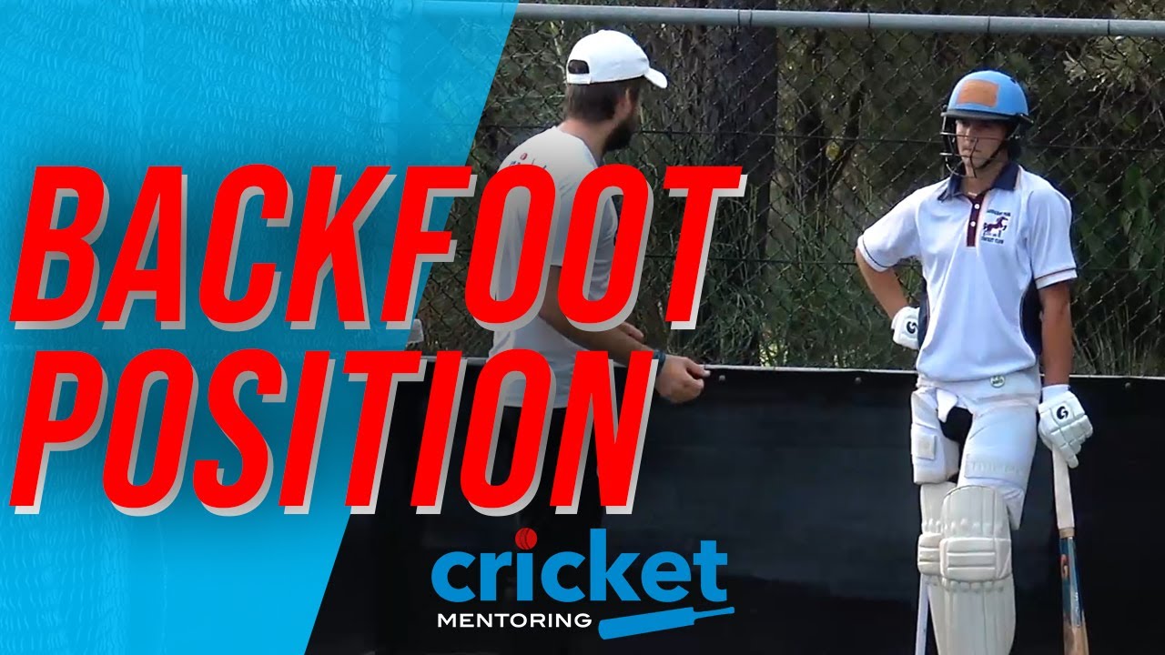 IMPROVE YOUR BACKFOOT FEET POSITIONING ONLINE CRICKET COACHING