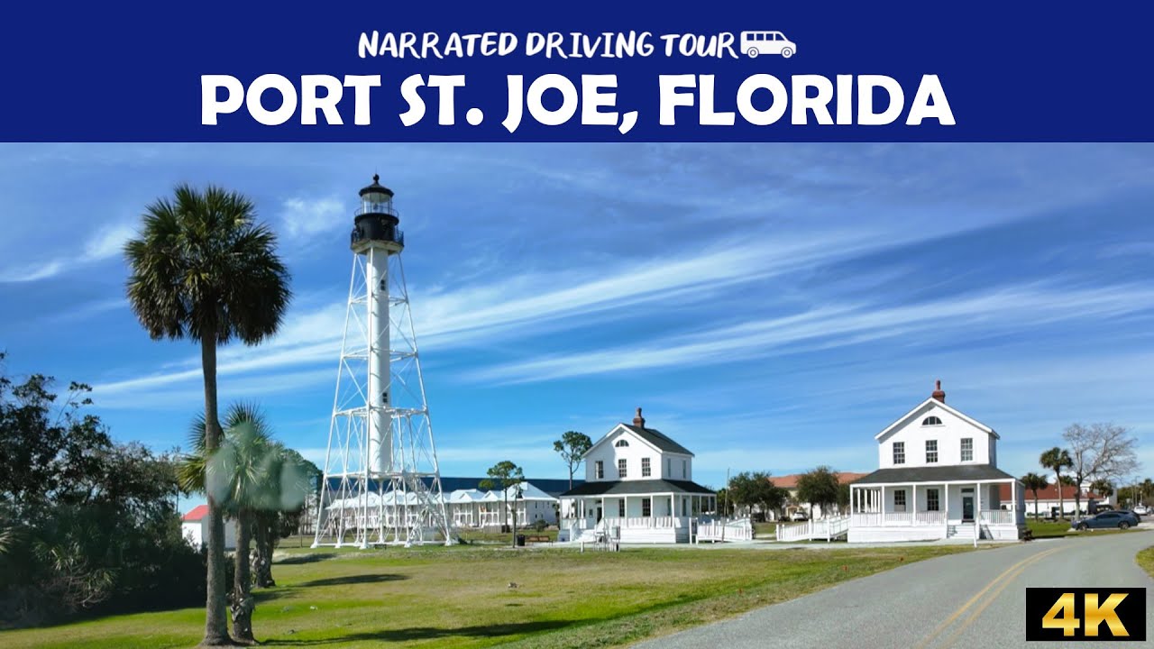 🚗 Port St. Joe, Florida 🌊🌴 4K Drive
