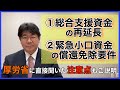 【第一弾⑦】総合支援資金の再延長、緊急小口資金の償還免除要件〜厚労省に直接聞いた注意点もご説明〜　＃総合支援資金　＃緊急小口資金
