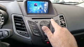 Ford Fiesta και παλι οθονη Αndroid 12 με car play android auto  by dousissound