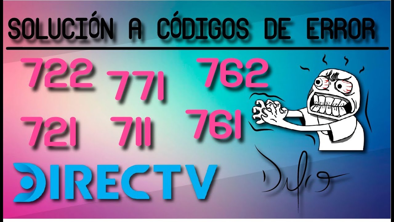 DIRECTV COD 721, COD 762 Y COD 771 - YouTube