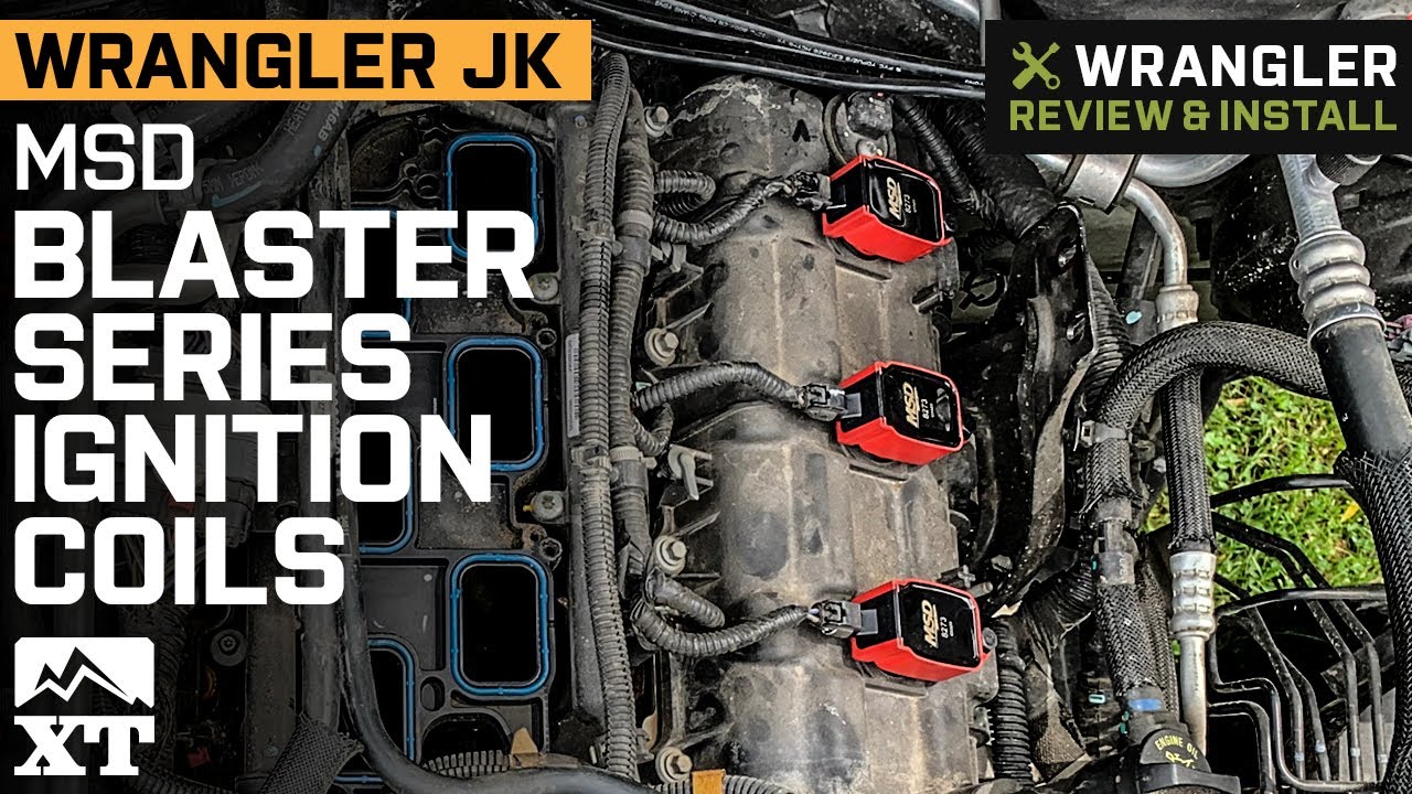 2012-2016 Jeep Wrangler JK MSD Blaster Series Ignition Coils; Red Review &  Install - YouTube