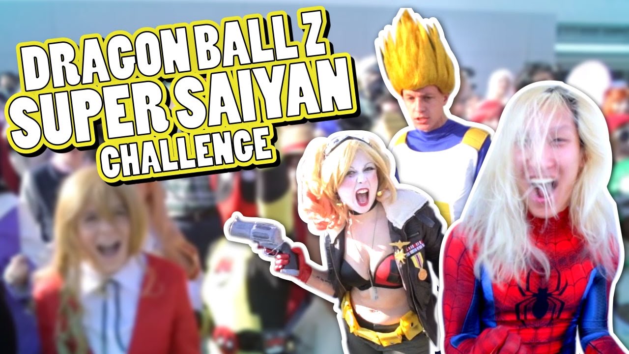 Dragon Ball Z SUPER SAIYAN Challenge Prank FANdomCon 2016 YouTube