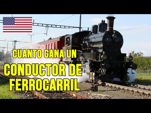 Cuanto Gana un CONDUCTOR DE FERROCARRIL en ESTADOS UNIDOS 🤑 Salario y Ofertas de Trabajo
