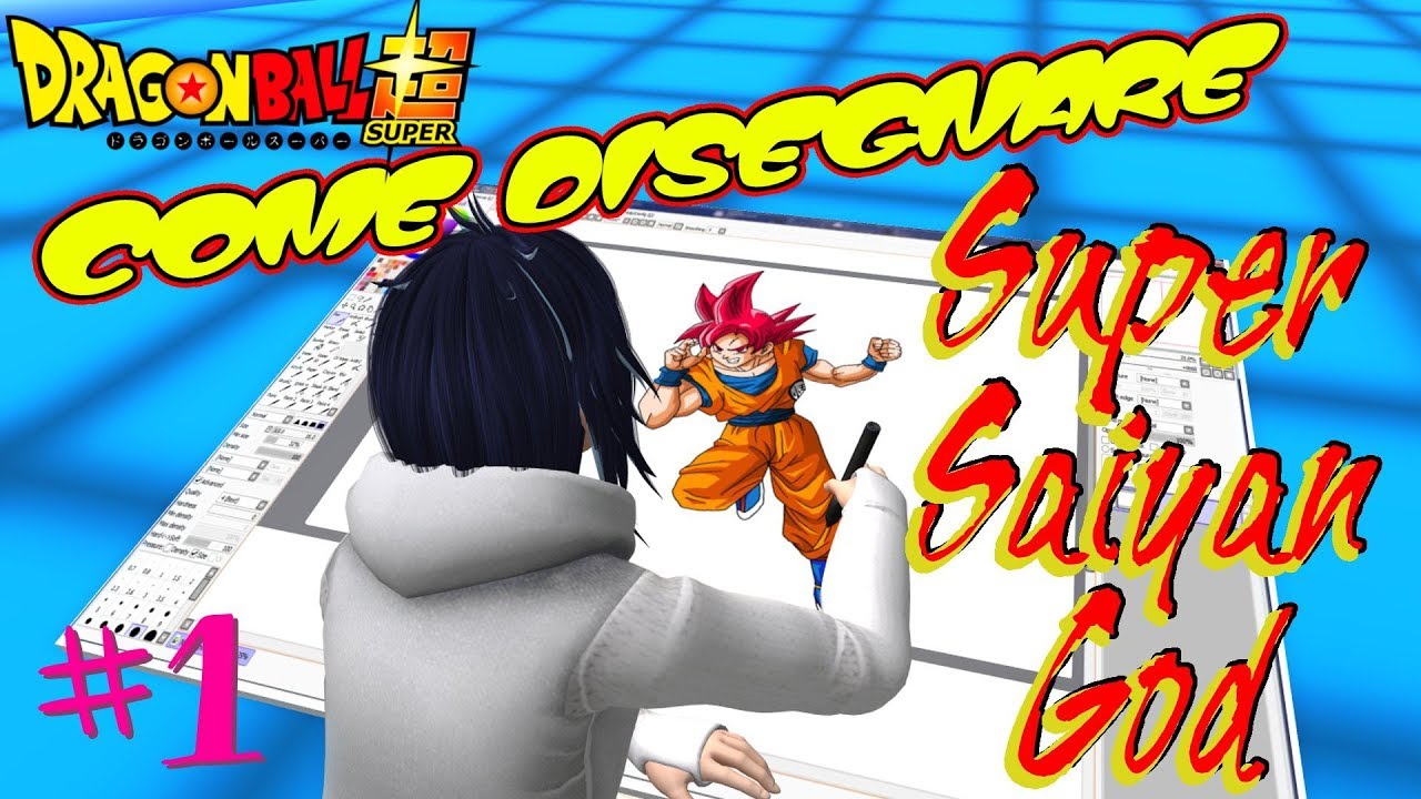 Disegnare Goku Super Saiyan God Manga Life