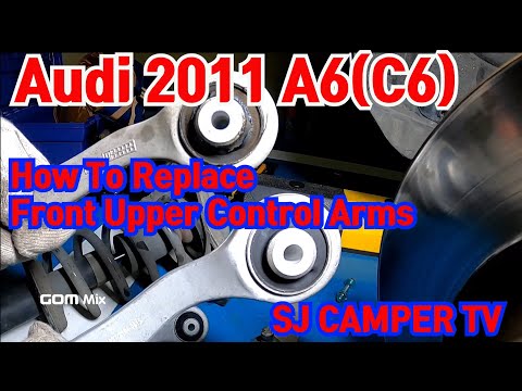 EP01 How To Replace Front Control Arms Audi 2011 A6 C6 나도 어퍼암정도는 diy할수 있다.