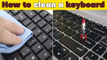How to Clean a Keyboard Without Removing Keys Properly at home