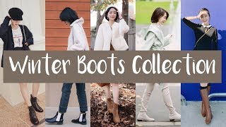 Winter Boots Collection | 十一双秋冬靴子合集 | 踝靴袜靴马丁靴过膝靴雨靴 | Everlane | Vince | SW | Yuul Yie |刘小被儿