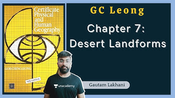 GC Leong : Chapter 7: Desert Landforms | Geography for UPSC CSE