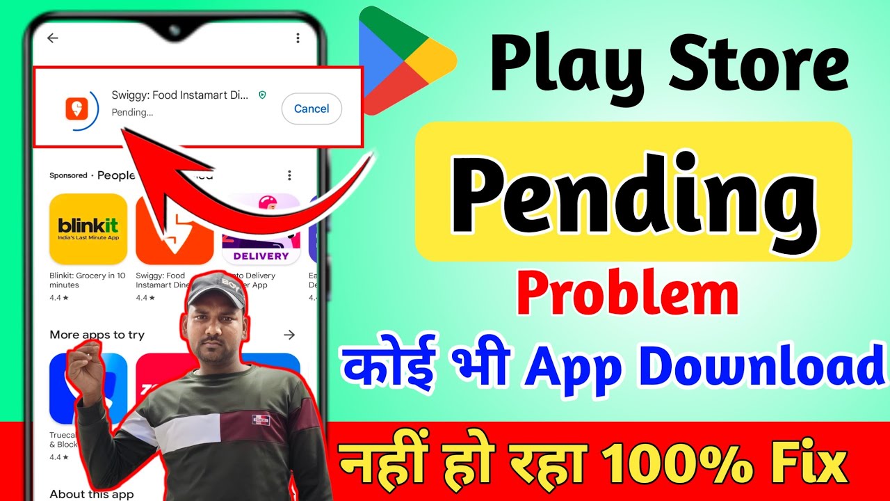 GOOGLE PLAY STORE DOWNLOAD PENDING FOREVER visual data 7