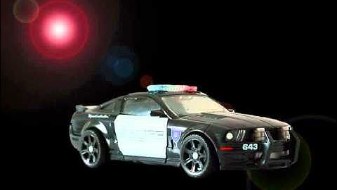 transformers barricade stop motion