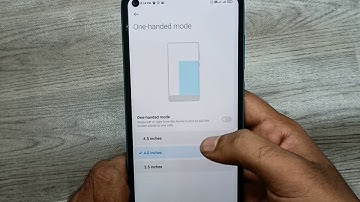 How to set One hand mode in redmi note 9/redmi note9 pro max../Settings/One-Handed Mode.XIAOMI Redm