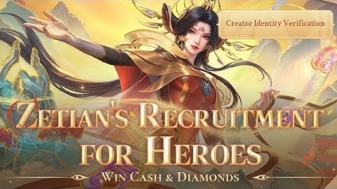 MLBB NEW HERO ZETIAN #ZetiansRecruitmentForHeroes #MLBBZetian #MLBBCreator