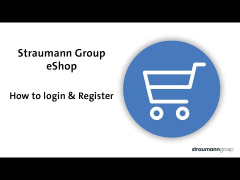 Straumann Group eShop - Login & Register
