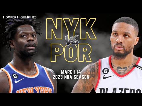 New York Knicks vs Portland Trail Blazers Full Game Highlights | Mar 14 | 2023 NBA Season