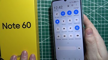 Realme Note 60: How to Turn On/Off Flashlight