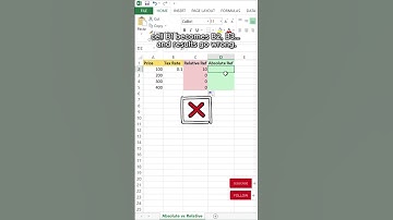 Why Your Excel Formula Breaks – Fix It with $ #excel #exceltips #exceltricks