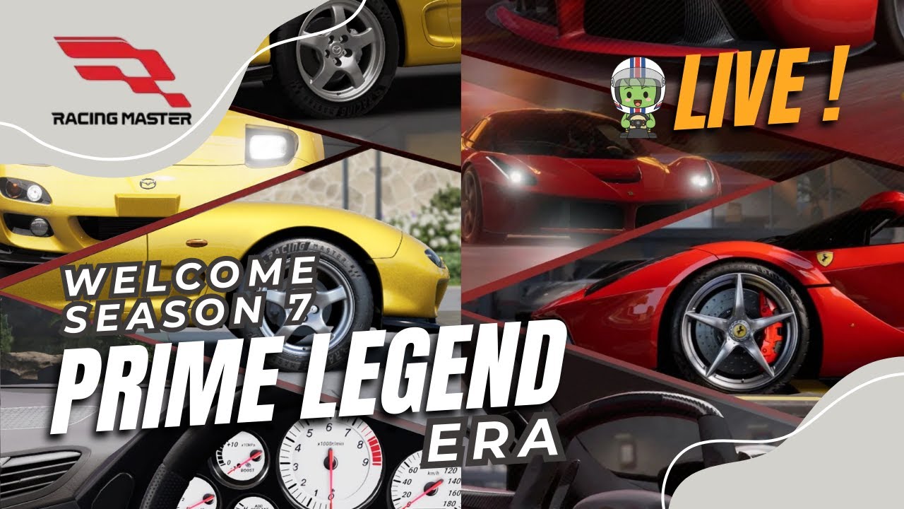 LIVE Racing Master: Season 7 tinggal 2minggu lagi.