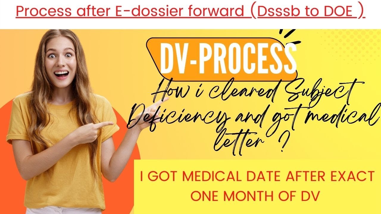 मेरी subject deficiency कैसे clear हुई?Complete process after e-dossier forward|Medical कैसे मिला?
