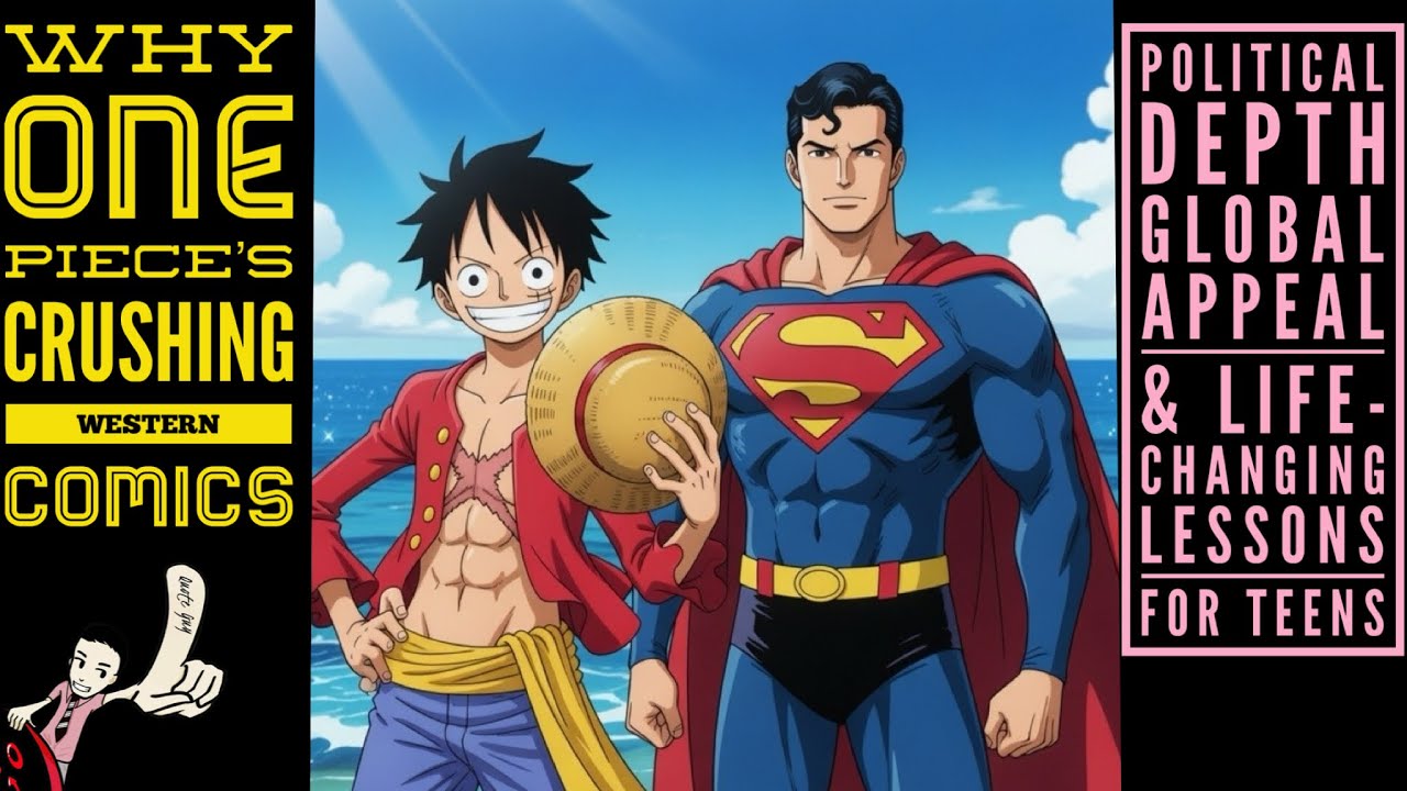Why One Piece is Crushing Western Comics – Political Depth, Global Appeal, and Life-Changing Lessons