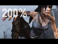 Tomb Raider 1440p 120 fps High Graphics 200% fps Performance Real Time Frame Gen Fluidity