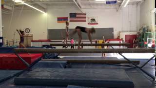 Hannah Clark 2024 Flick Lay on Beam