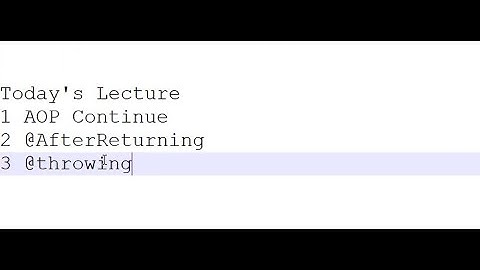 AOP Concept Part 4 | AOP Implementation  | AOP Concept in Spring