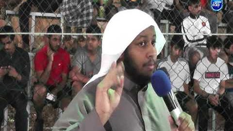 نهائي بطولة العصلاني كلمة القارئ حسين باوجيه