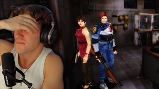 Playing Resident Evil 2 OG for the 1st Time (Ending)