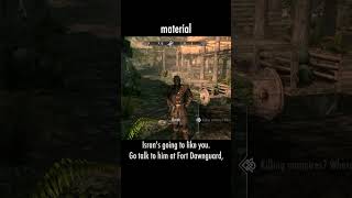 material — The Elder Scrolls V: Skyrim dialogue scene