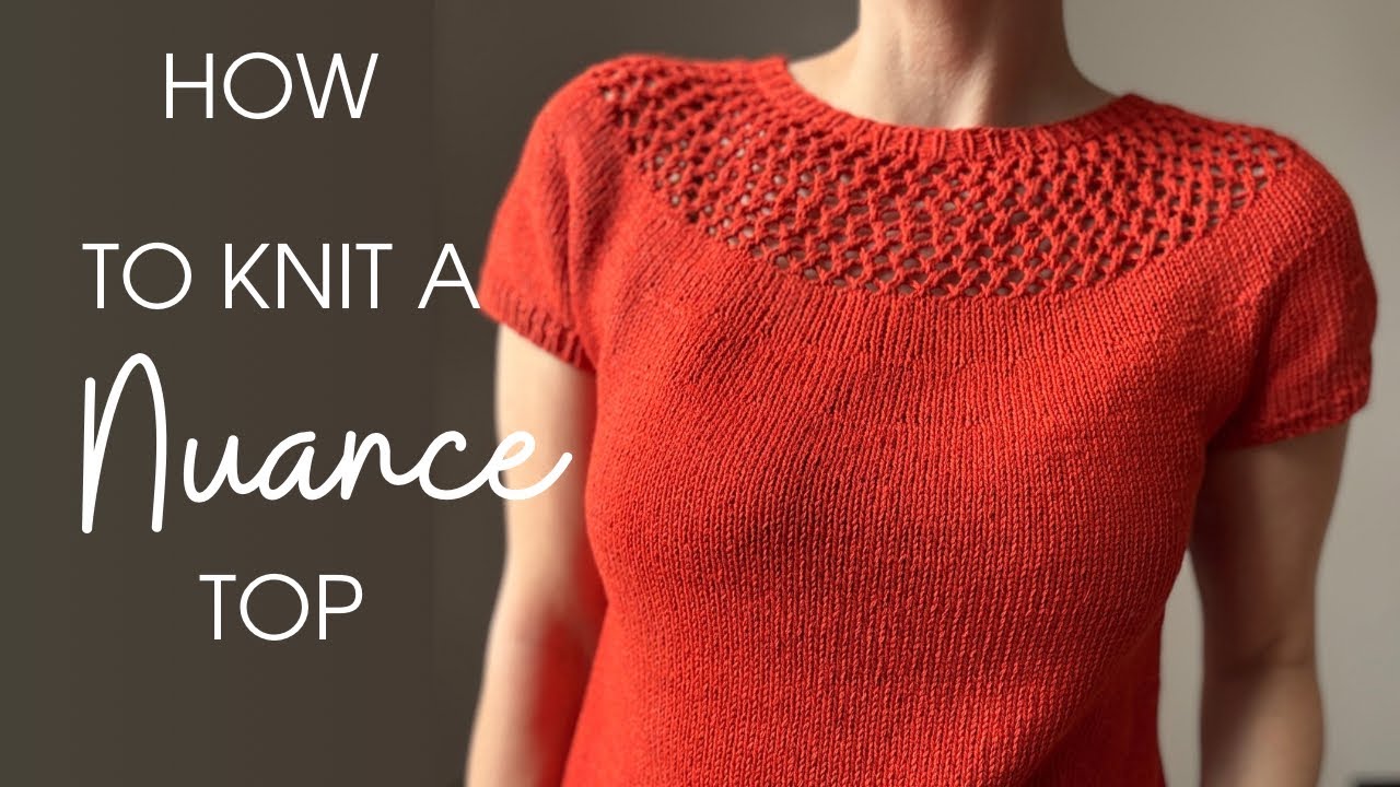 Summer Top That Fits So Good, You'll Want To Knit Both Versions