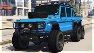 Benefactor Dubsta 6x6 Customizations (Mercedes-Benz G63 AMG 6x6) - GTA 5 Online