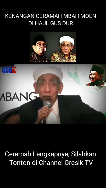 The story of the late Mbah Moen about Gus Dur #gusdur