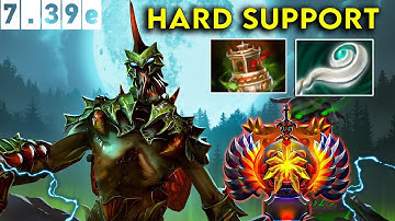 Undying Immortal Hard Support - Dota 2 Patch 7.39e Pro Pub Gameplay