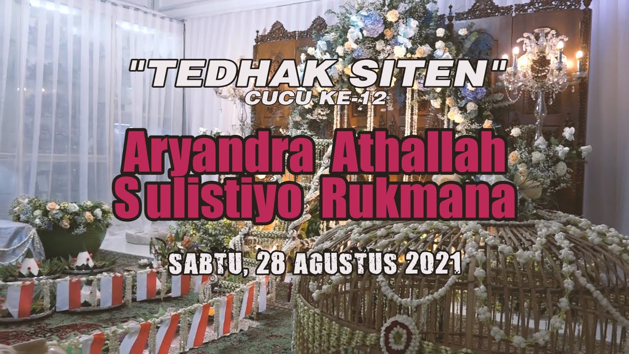 Tedhak Siten Aryandra Athallah Sulistiyo Rukmana (Cucu Ke-12)