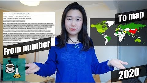 Visualizing Geographical Map on Excel - COVID example