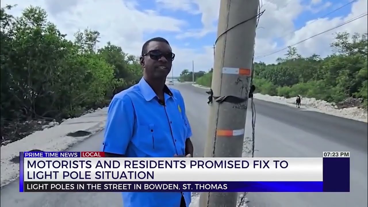 Motorists and Residents Promised Fix to Light Post Situation | TVJ News
