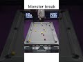 Monster break from mark allen  billiards 8ballbreak breaking